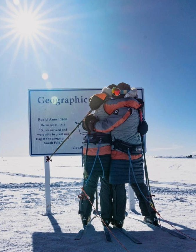 Antarctic Fire Angels complete expedition to the South Pole