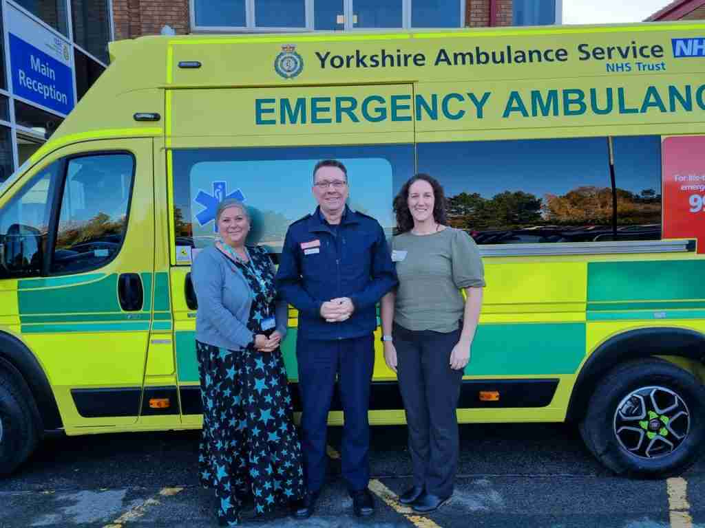 Yorkshire Ambulance Service dementia-friendly ambulance
