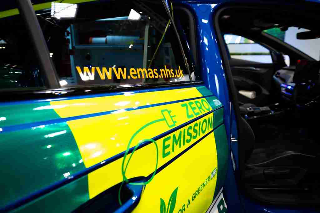 East Midlands Ambulance Service EV