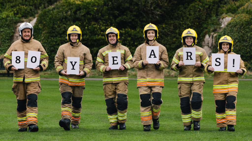 The Firefighters Charity's 80th anniversary.