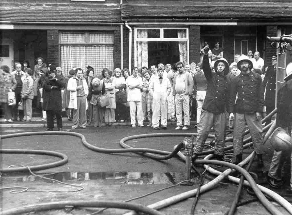 1974, Staffordshire Fire and Rescue. Photo credit: Staffordshire Fire and Rescue