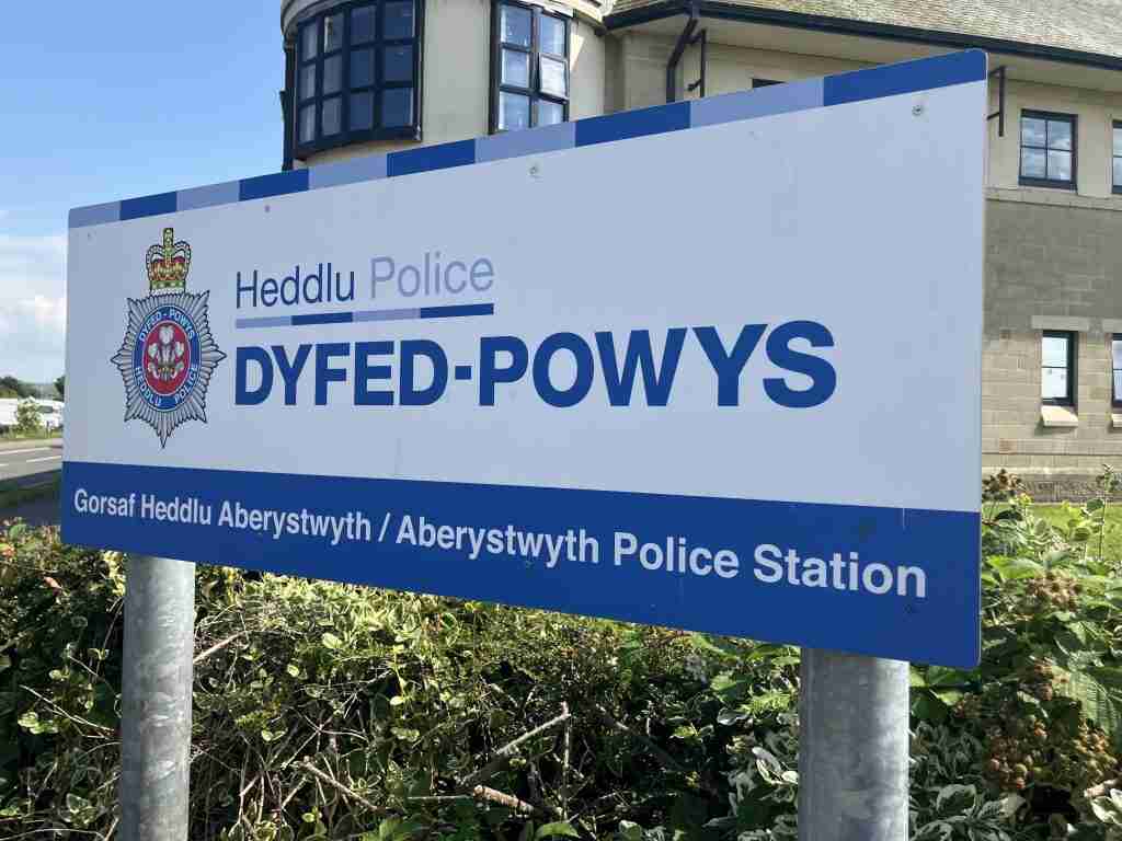 Dyfed-Powys Police Station at Aberystwyth