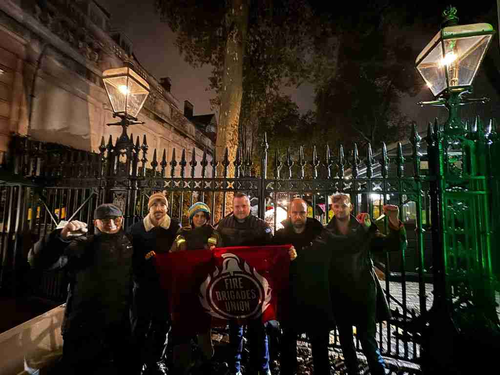 UK firefighters protest at embassy over seized Palestinian fire engine