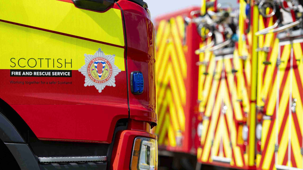 Scottish Fire and Rescue Service fire engine