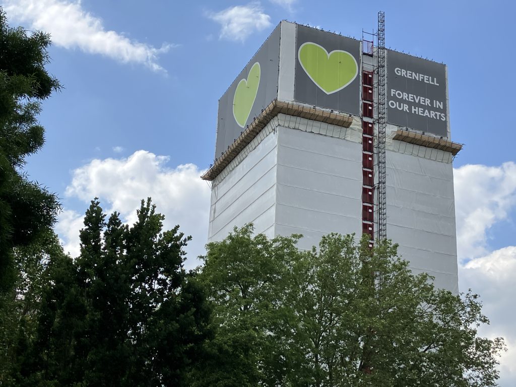 Grenfell Tower in May 2024