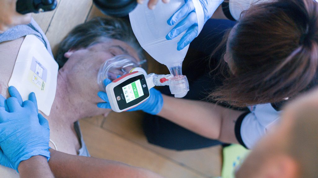 EOlife in use. Image credit: Archeon Medical