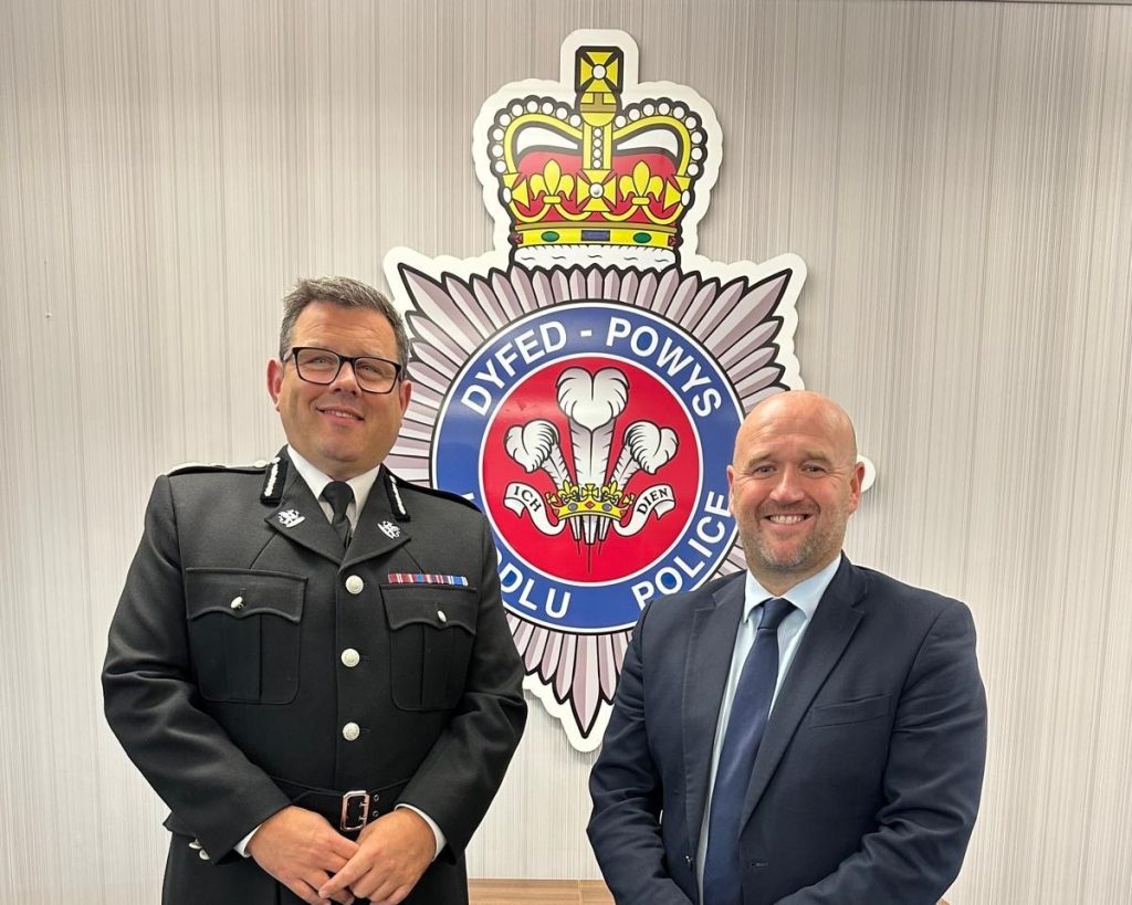 Ifan Charles, Chief Constable of Dyfed-Powys Police. Image credit: Dyfed-Powys Police and Crime Commissioner.