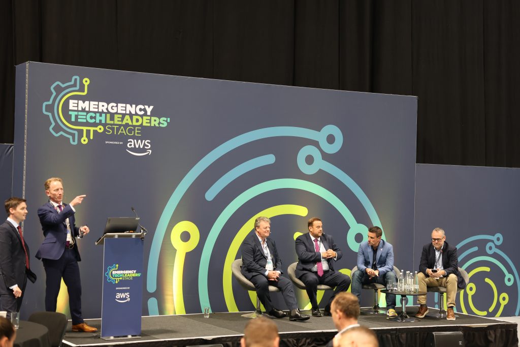 The ESN panel at The Emergency Tech Show 2025. Photo credit: The Emergency Tech Show