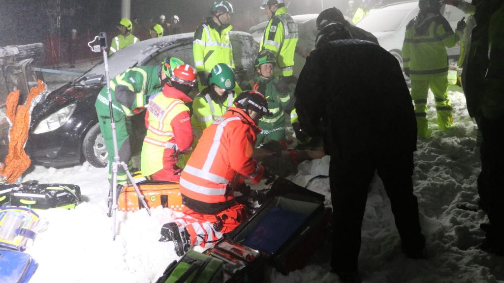 Exercise Frostbite. Photo credit: Hertfordshire FRS.