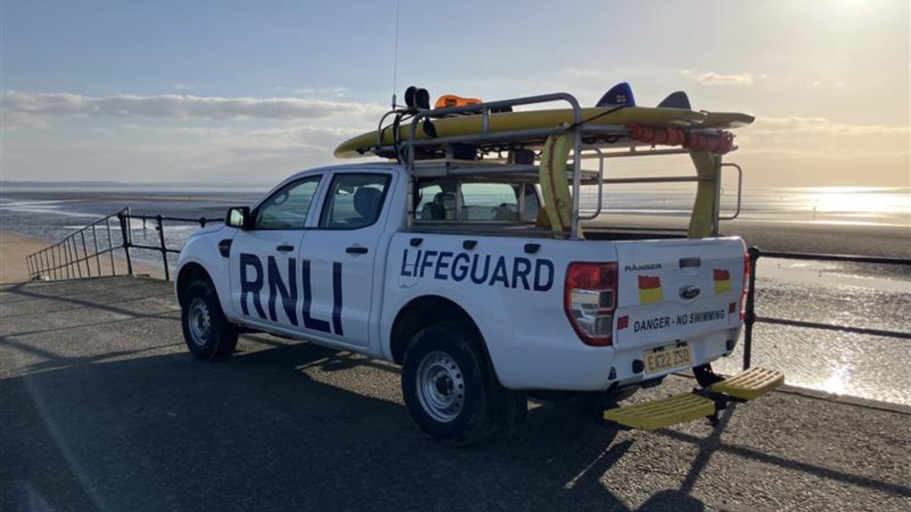 RNLI van at Crosby
