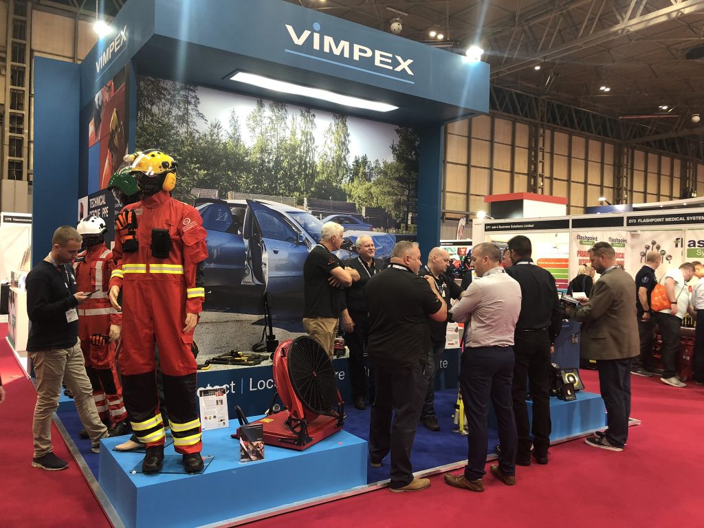 Vimpex stand at The Emergency Services Show