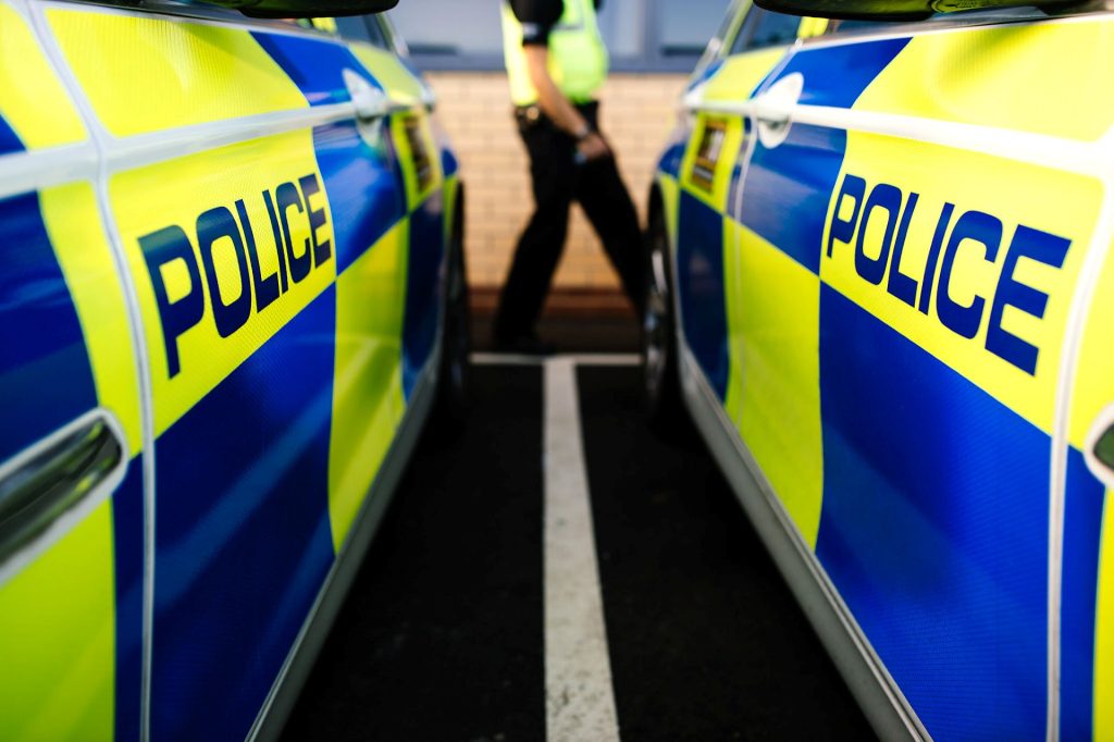 Two police cars side by side. Photo credit: Humberside Police.