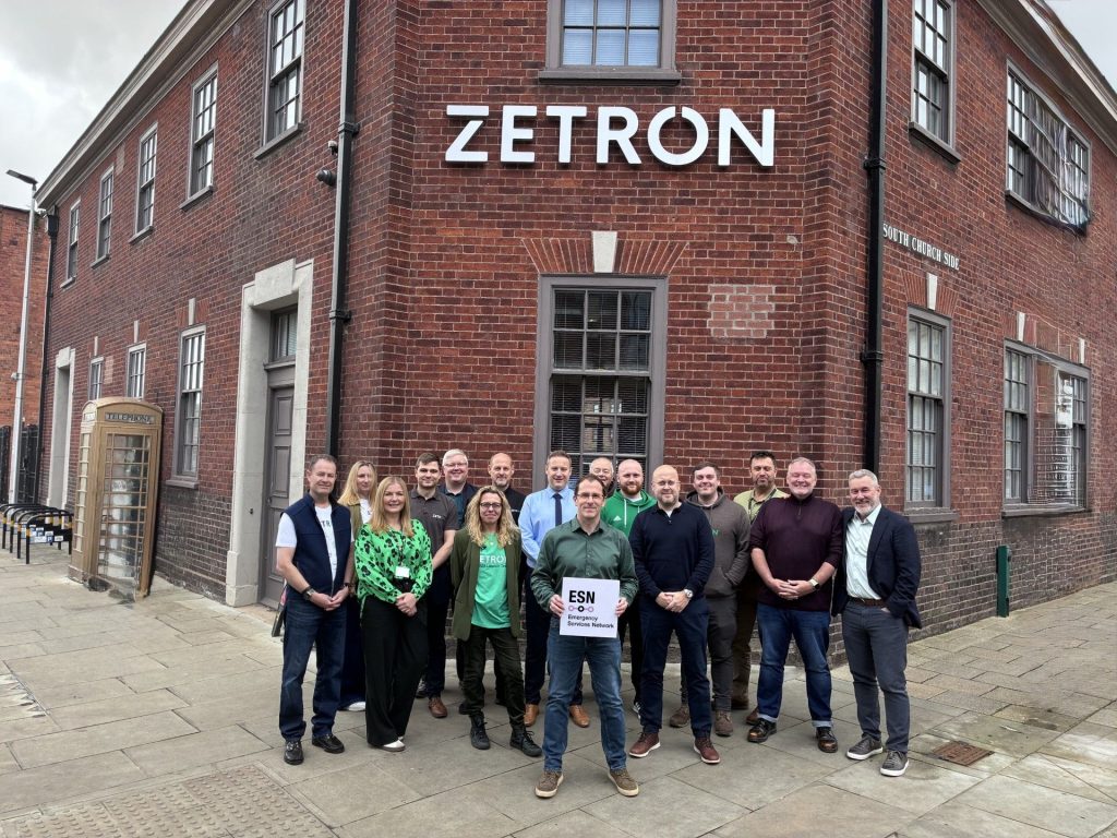 The Zetron team gathered outside their offices in Hull.